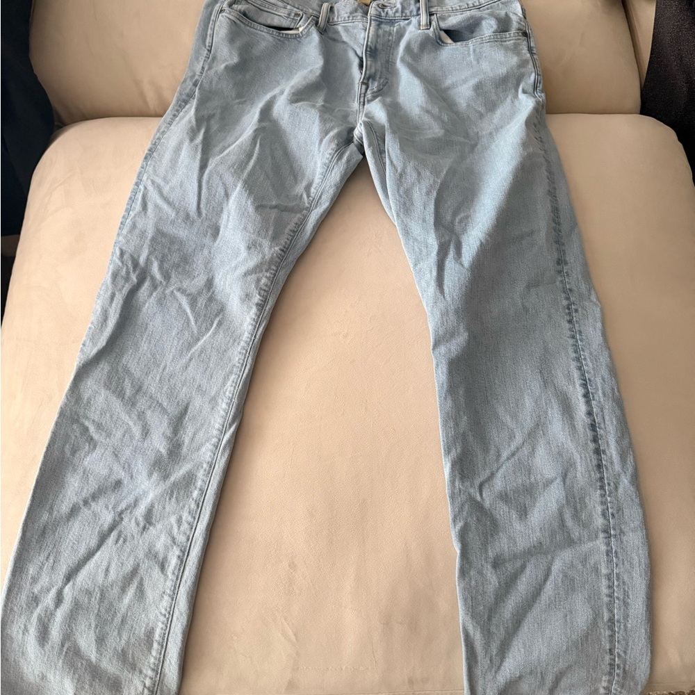 J. Crew Men's Light Blue Straight Jeans